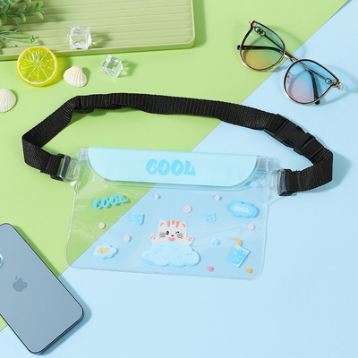 3 LAYER GESloten GROOT MOBIEL TELEFOON waterdicht VAK SCHEME STRAAT ZWEMEN waterdicht FANNY PACK PVC RAFTING OUTDOOR SEA