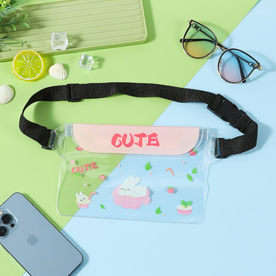 3 LAYER GESloten GROOT MOBIEL TELEFOON waterdicht VAK SCHEME STRAAT ZWEMEN waterdicht FANNY PACK PVC RAFTING OUTDOOR SEA