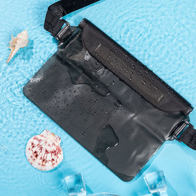 3 LAYER GESloten GROOT MOBIEL TELEFOON waterdicht VAK SCHEME STRAAT ZWEMEN waterdicht FANNY PACK PVC RAFTING OUTDOOR SEA