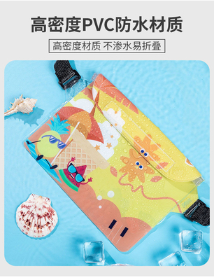 3 LAYER GESloten GROOT MOBIEL TELEFOON waterdicht VAK SCHEME STRAAT ZWEMEN waterdicht FANNY PACK PVC RAFTING OUTDOOR SEA