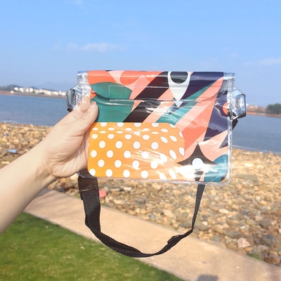 3 LAYER GESloten GROOT MOBIEL TELEFOON waterdicht VAK SCHEME STRAAT ZWEMEN waterdicht FANNY PACK PVC RAFTING OUTDOOR SEA