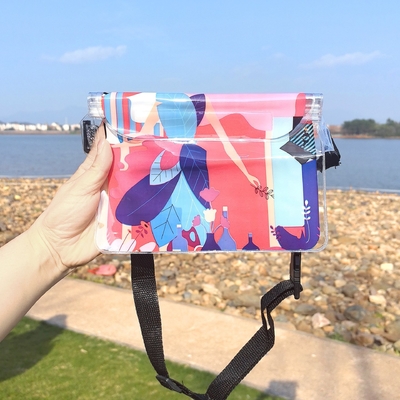 3 LAYER GESloten GROOT MOBIEL TELEFOON waterdicht VAK SCHEME STRAAT ZWEMEN waterdicht FANNY PACK PVC RAFTING OUTDOOR SEA