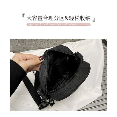 SIMPLE OXFORD KLOTH Casual crossbody tas mannen SIMPLE solide kleur mobiele telefoon tas met een enkele schouder kleine rugzak