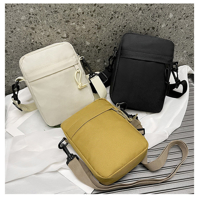 SIMPLE OXFORD KLOTH Casual crossbody tas mannen SIMPLE solide kleur mobiele telefoon tas met een enkele schouder kleine rugzak