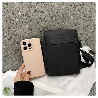 SIMPLE OXFORD KLOTH Casual crossbody tas mannen SIMPLE solide kleur mobiele telefoon tas met een enkele schouder kleine rugzak
