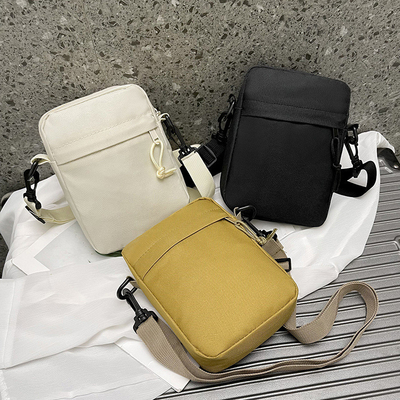 SIMPLE OXFORD KLOTH Casual crossbody tas mannen SIMPLE solide kleur mobiele telefoon tas met een enkele schouder kleine rugzak