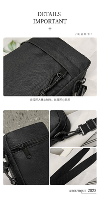 SIMPLE OXFORD KLOTH Casual crossbody tas mannen SIMPLE solide kleur mobiele telefoon tas met een enkele schouder kleine rugzak