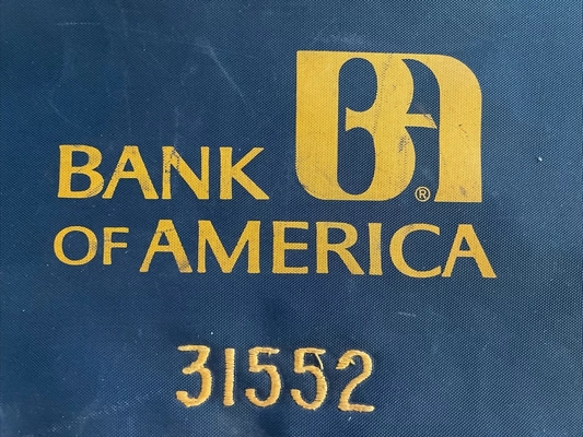 VINTAGE BANK OF AMERICA GELD LAG LOCK LAG ID LAG BILL LAG MONT LAG BANK LOCK LAG