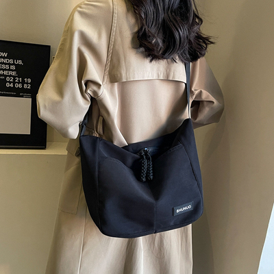 Canvas TOTE BAG STREET mode grote capaciteit schoudertas mannen en vrouwen klasse crossbody tas kledingtas tas