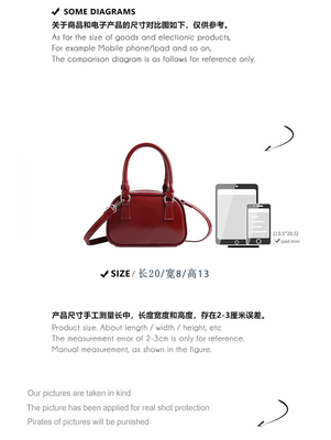 Nieuwe mode handtas Koreaanse retro PU kleine body bag crossbody bowling tas vrouwen