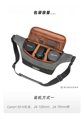 GROTE PU-KAMERA met een schouder, over het hele lichaam, tas, spiegelreflexcamera, tas, foto, digitale camera, tas, lens, opslagtas.