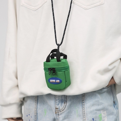 EARPHONE BAG HANGING NECK MINI MONEY BURSE CARD BAG SLAG BAG CROSSBODY BAG MEN'S FASHION BAG decoratieve kleine hangende tas