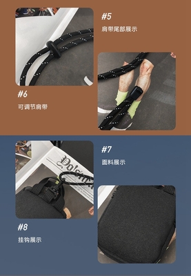 EARPHONE BAG HANGING NECK MINI MONEY BURSE CARD BAG SLAG BAG CROSSBODY BAG MEN'S FASHION BAG decoratieve kleine hangende tas