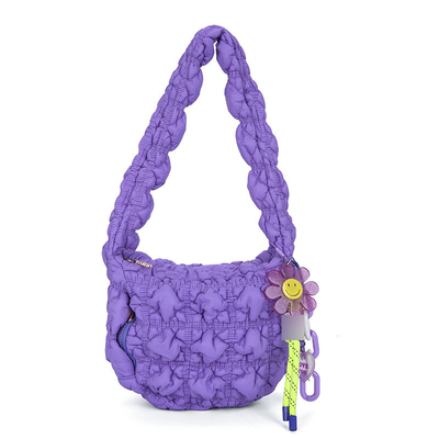 Mini-schoudertas, wolkentas, alles, stijlvolle onderarmtas, gevouwen tas, lieve damestas.