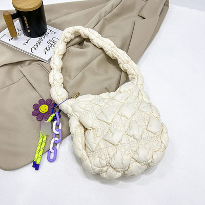 Mini-schoudertas, wolkentas, alles, stijlvolle onderarmtas, gevouwen tas, lieve damestas.