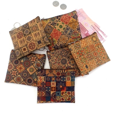 VINTAGE TRUE WOOD PRINT KORK MONET BURK BORK PRINT MONET KLEIN KLEIN KLEINE KLEIN KVEEK KLEIN NOSTALGIE Casual Clutch BAG