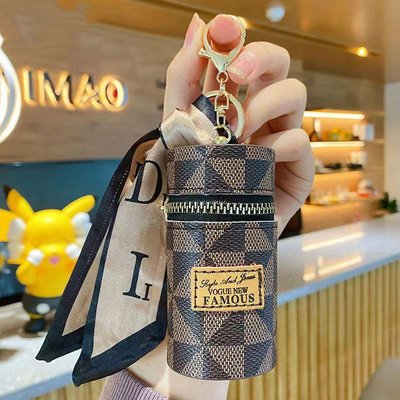 2024 NEUWE GEOMETRISCH CONTRAST KLEER COMPACT BAG MONNET BORSE hanger oortelefoon zak mond rode envelop Mini sleutelketting tas