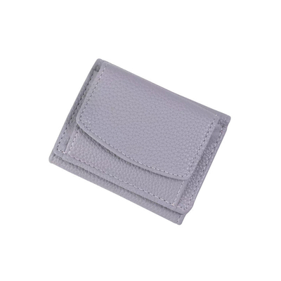 Kleine portemonnee student lychee print dames portemonnee kaart tas wisseltas geld clip portemonnee