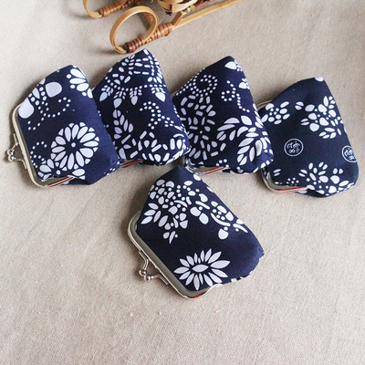 ETHNISCH STYLE BATIK Muntbeurs MINI BUCKLE KLEINE BURZEL Vrouwen muntzak