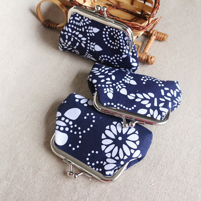 ETHNISCH STYLE BATIK Muntbeurs MINI BUCKLE KLEINE BURZEL Vrouwen muntzak