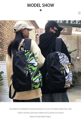 Nieuwe casual rugzak junior middelbare school student tas multi-functionele grote capaciteit tas