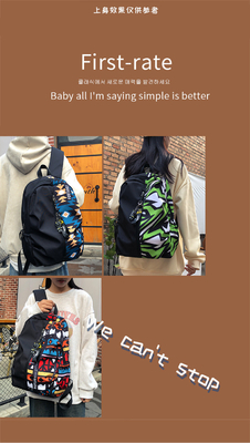 Nieuwe casual rugzak junior middelbare school student tas multi-functionele grote capaciteit tas