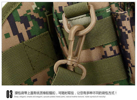 CAMO OUTDOOR SMALL WAIST PACK KAN DETACHABLE DRIJ-GEBRUIKEN COMBINATIE WAIST PACK SPORT TACTICALE WAIST COVER EENmalige show