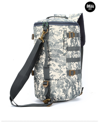 CAMO DOUBLE SCHULDER BUCKET GROTE KAPITACIETTIGE ZAK BUITEN CAMO RACKBAK EEN-SCHULDER KROOSBODY Reizigersrugzak handtas