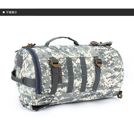 CAMO DOUBLE SCHULDER BUCKET GROTE KAPITACIETTIGE ZAK BUITEN CAMO RACKBAK EEN-SCHULDER KROOSBODY Reizigersrugzak handtas