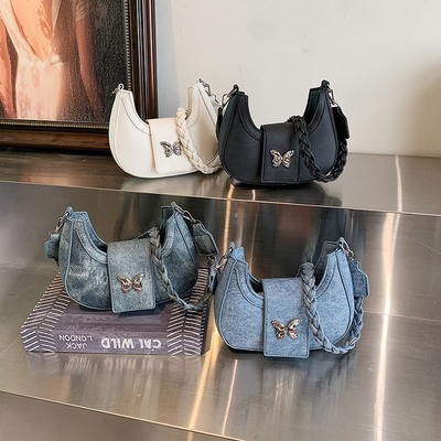 Populaire Nieuwe Niche Design Tas Vrouwelijke Trend Buitenlandse Stijl Vlindertas Geavanceerde Gevoel van Alle Schouder Onderarmtas