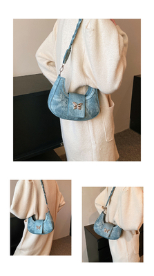 Populaire Nieuwe Niche Design Tas Vrouwelijke Trend Buitenlandse Stijl Vlindertas Geavanceerde Gevoel van Alle Schouder Onderarmtas