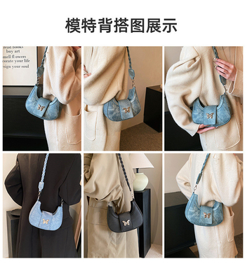 Populaire Nieuwe Niche Design Tas Vrouwelijke Trend Buitenlandse Stijl Vlindertas Geavanceerde Gevoel van Alle Schouder Onderarmtas