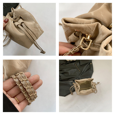 2024 NEW FASHION NICHE DESIGN LENT/ZOMER crossbody bag senior sense gevouwen bucket bag