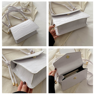 PATENT LEER PURE COLOR QUALITY ALL-IN-ONE BAG Vrouwenhandtas, schoudertas, kruislichaamtas, onderarmtas, vrouwentas