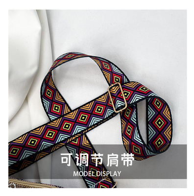 FASHION CHINESE NATIONAL STYLE breed schouderband kussensak kruislichaam zak gestreepte schouderzak damesak