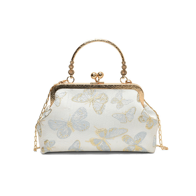 Nieuwe Chinese stijl Cheongsam DINNER BAG Vrouwen 2024 LENST/ZOMER Nieuwe handtas Senior KETEN KROOSBODY BAG