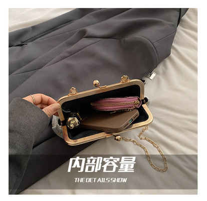 Nieuwe Chinese stijl Cheongsam DINNER BAG Vrouwen 2024 LENST/ZOMER Nieuwe handtas Senior KETEN KROOSBODY BAG