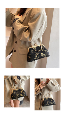 Nieuwe Chinese stijl Cheongsam DINNER BAG Vrouwen 2024 LENST/ZOMER Nieuwe handtas Senior KETEN KROOSBODY BAG