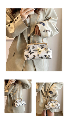 Nieuwe Chinese stijl Cheongsam DINNER BAG Vrouwen 2024 LENST/ZOMER Nieuwe handtas Senior KETEN KROOSBODY BAG