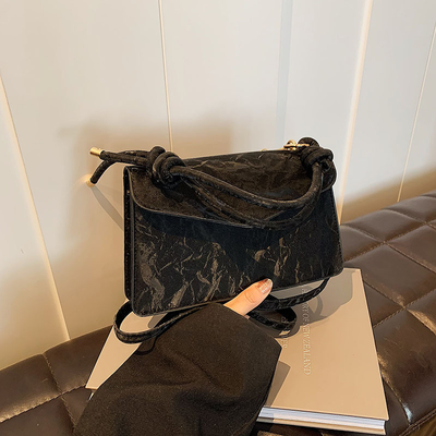 Hoogwaardige handtas Vrouwen TENDEN Nieuwe mode NICHE DESIGN HAND BILL OF LOADING SCHULTERTASK ALLE TEXTURE kruislichaam tas
