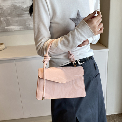 Hoogwaardige handtas Vrouwen TENDEN Nieuwe mode NICHE DESIGN HAND BILL OF LOADING SCHULTERTASK ALLE TEXTURE kruislichaam tas