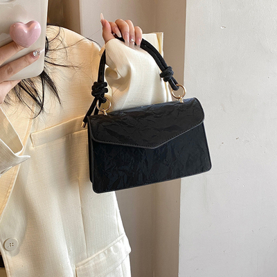 Hoogwaardige handtas Vrouwen TENDEN Nieuwe mode NICHE DESIGN HAND BILL OF LOADING SCHULTERTASK ALLE TEXTURE kruislichaam tas