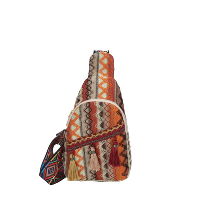 Nieuwe Chinese mode enkel schouder over het lichaam tas net rood simpel etnische stijl kleine tas textuur borst tas dames tas