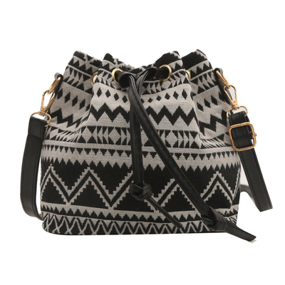 Nieuw Chinees NATIONAL WIND ARCHIPIT BUCKET BAG SIMPLE FASHION TENDEN ZOMER Nieuwe Linnen STYLE HIGH-GRADE SENSE enkelvoudige schouder