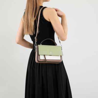 2024 LENST EN ZOMER Nieuwe mode kleine vierkant tas enkel schouder tas overeenkomstige kleur hand hand kruislichaam tas