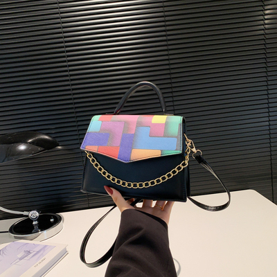 2024 LENST/ZOMER Nieuwe mode textuur overeenkomende kleur kruislichaam tas schouder handtas dit jaar