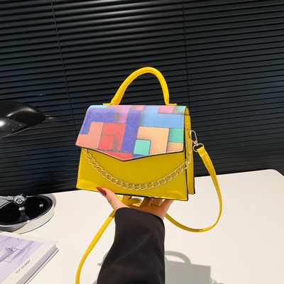 2024 LENST/ZOMER Nieuwe mode textuur overeenkomende kleur kruislichaam tas schouder handtas dit jaar
