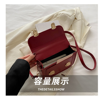 SENIOR SENSE OF RETRO kleine tas vrouwen 2024 nieuwe zomer mode buitenlandse stijl schoudertas klein niets alle handtas vierkant