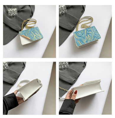 Tas vrouwen nieuwe mode kleine vierkante tas groothandel niche eenvoudige retro quicksand alles enkel schouder crossbody cha