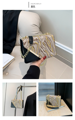 Tas vrouwen nieuwe mode kleine vierkante tas groothandel niche eenvoudige retro quicksand alles enkel schouder crossbody cha